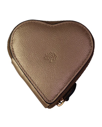 Mulberry Heart Coin Purse, front view